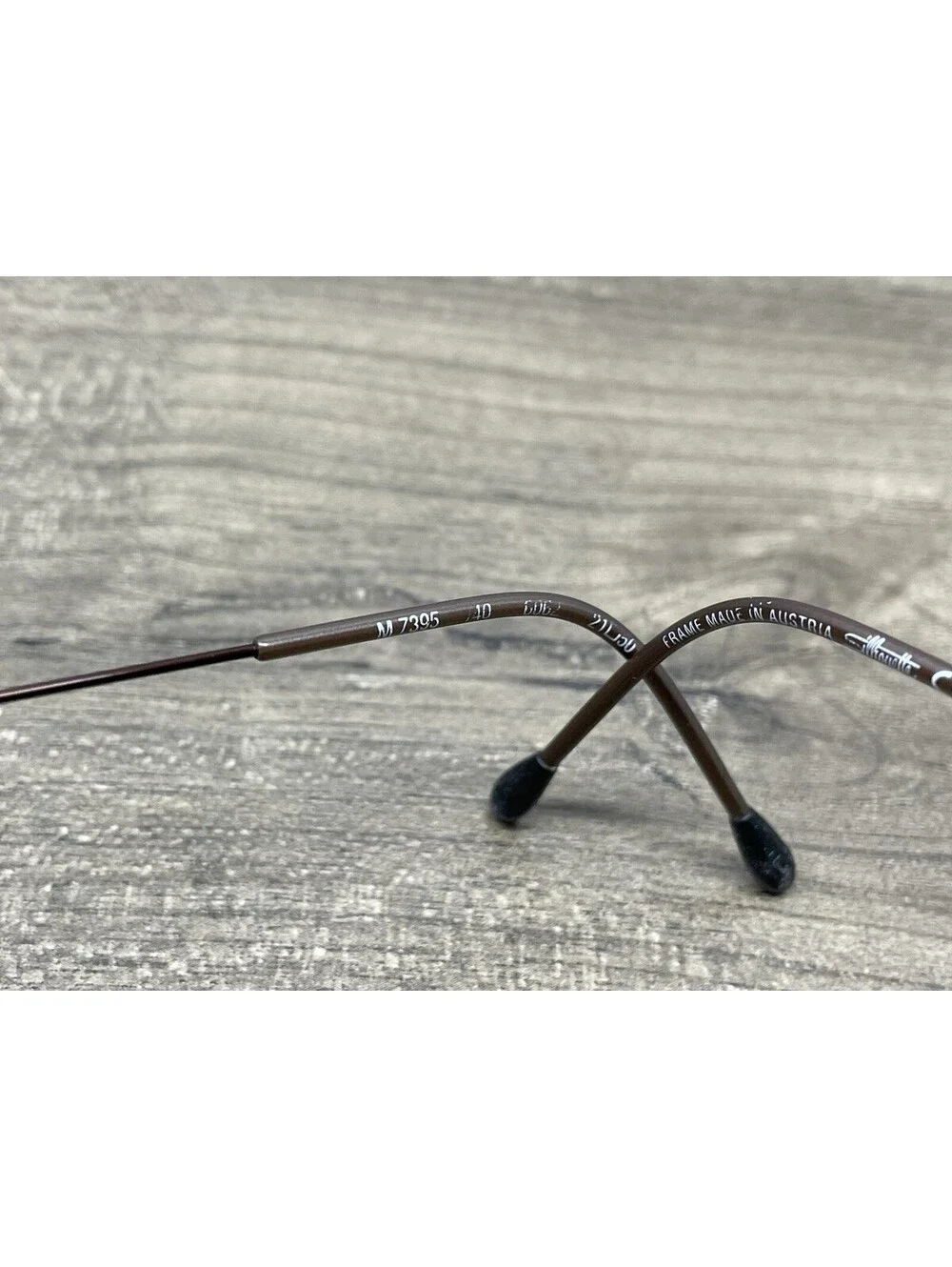 Silhouette M7395 /40 6062 Titanium Brown Rimless Eyeglasses Frames 21[]50
